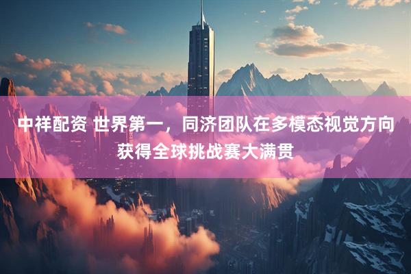 中祥配资 世界第一，同济团队在多模态视觉方向获得全球挑战赛大满贯
